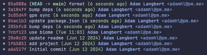 fixed commits
